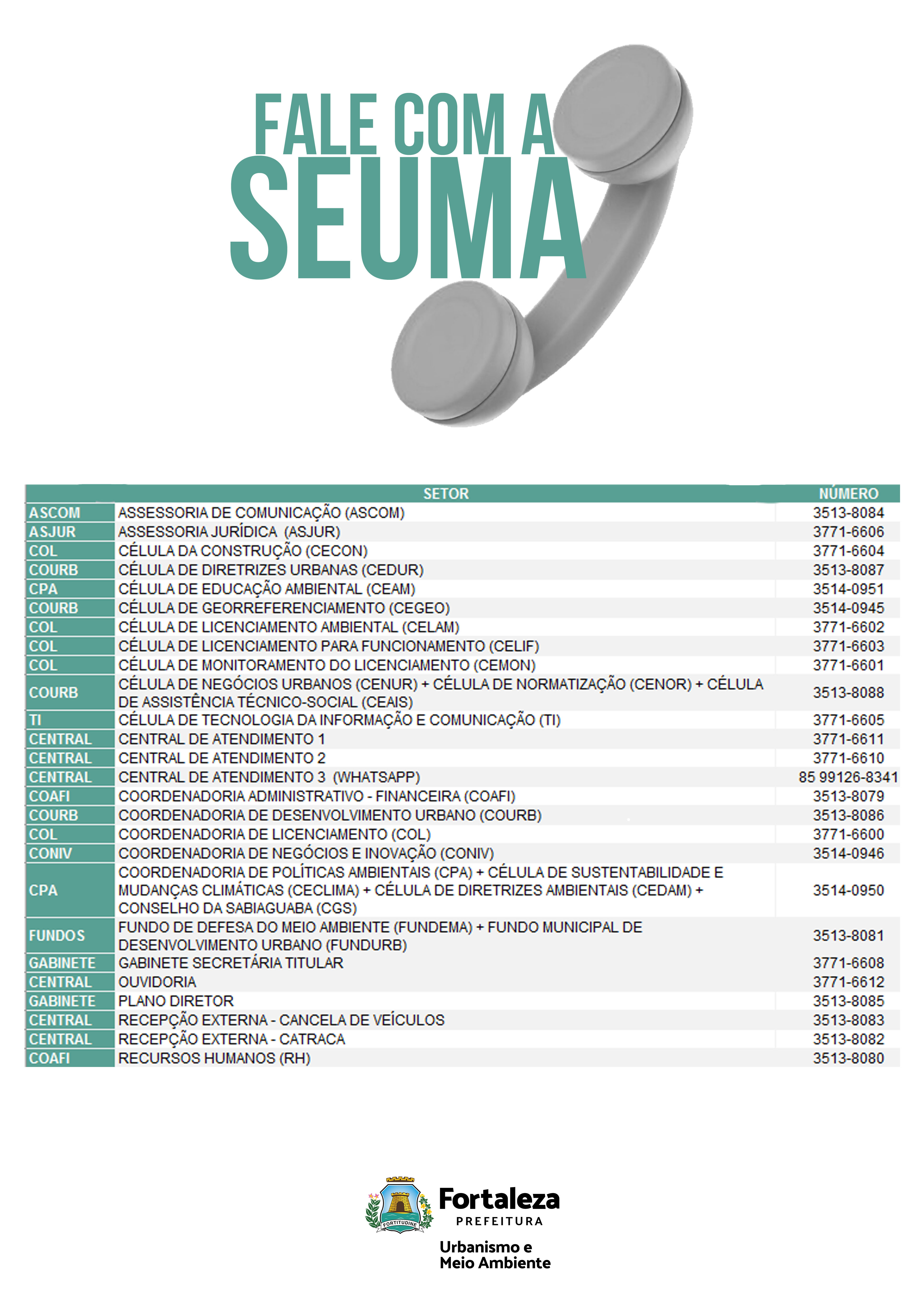 Layout novos telefone Seuma v2